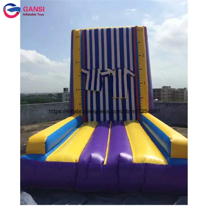 5*4*4M Jumping Game Inflatable Stick Wall For Amusement Park Waterproof Commercial Inflatable Climbing Wall For Rental