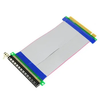 

by dhl or fedex 200pcs PCI-E 16X to 16X riser card adapter extender cable PCI E 16 X Pci Express Flexible riser 1X 4X 8X 16X