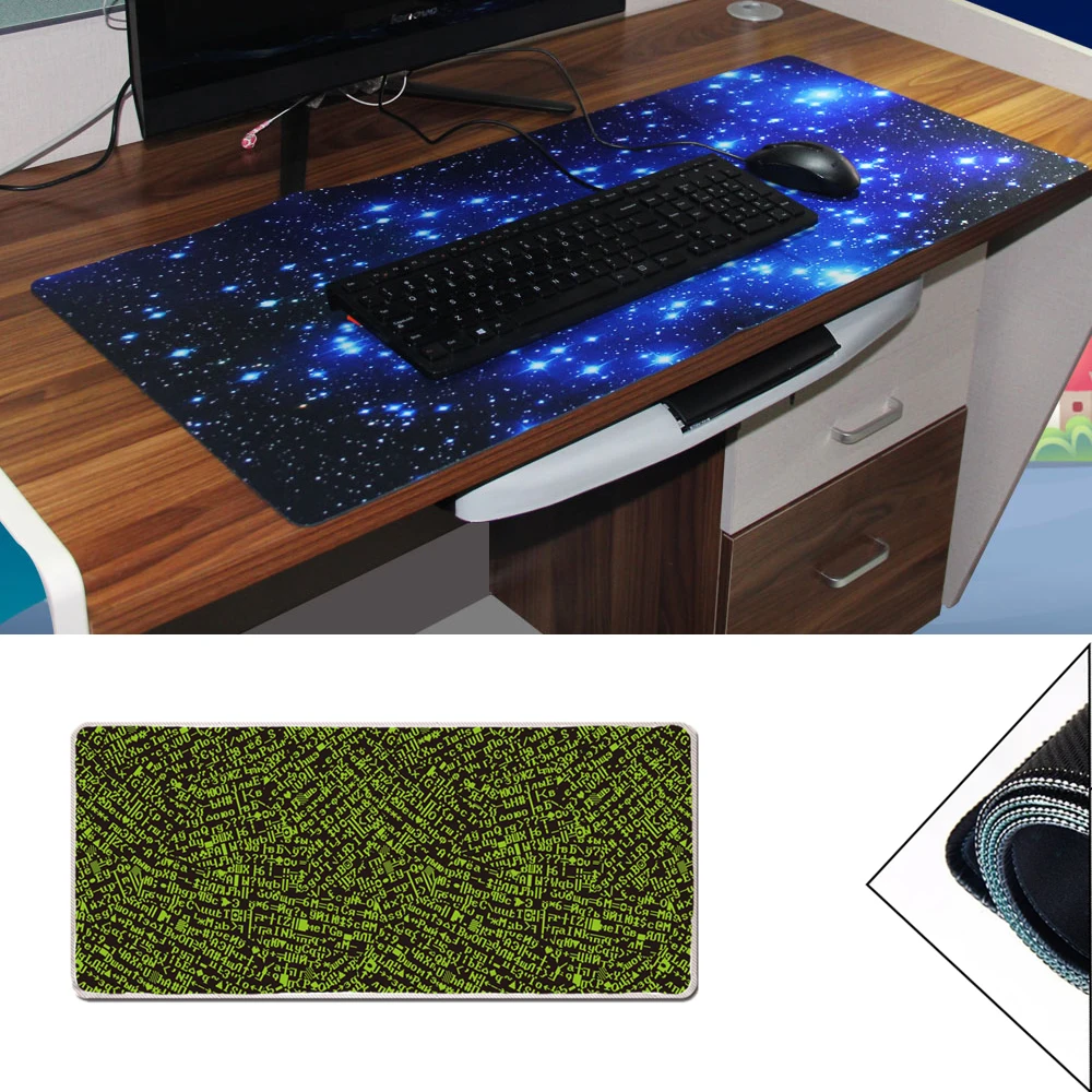 Viviration DIY Customized Print Large Desk Mat Soft Rubber Non-slip Slim Locked Edge Gaming Mousepad Mat Pads For Overwatch CSGO