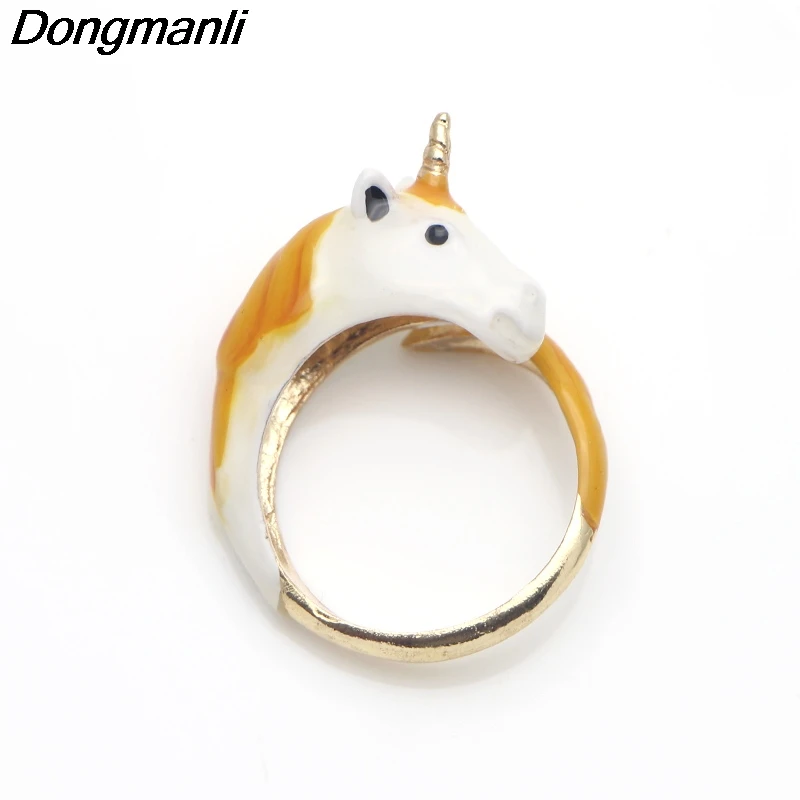 M58 Dongmanli Trendy Vintage Jewelry Adjustable Rings Cute Retro horse Ring For Women Men Gift Punk Jewelry M58 Dongmanli Trendy Vintage Jewelry Adjustable Rings Cute Retro horse Ring For Women Men Gift Punk Jewelry