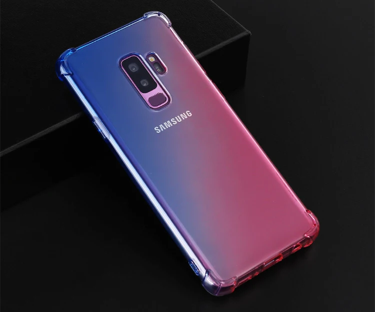 Силиконовый чехол для samsung Galaxy M20 M10 S10E S10 S9 S8 J4 J6 плюс J8 A9 A8 A6 A7 J5 Prime J7 Note 9 8 градиентный чехол