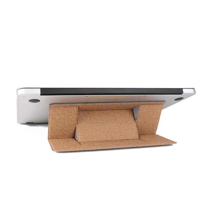 Переносная подставка для Macbook, невидимая подставка для ноутбука, ультра-тонкая, Легко Съемная, регулируемая подставка для ноутбука
