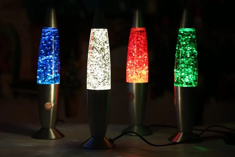 DSHA 3D ракета мульти Цвет изменение лава лампа RGB светодиодный блестящие вечерние Настроение Ночной светильник Рождественский подарок Ночной светильник