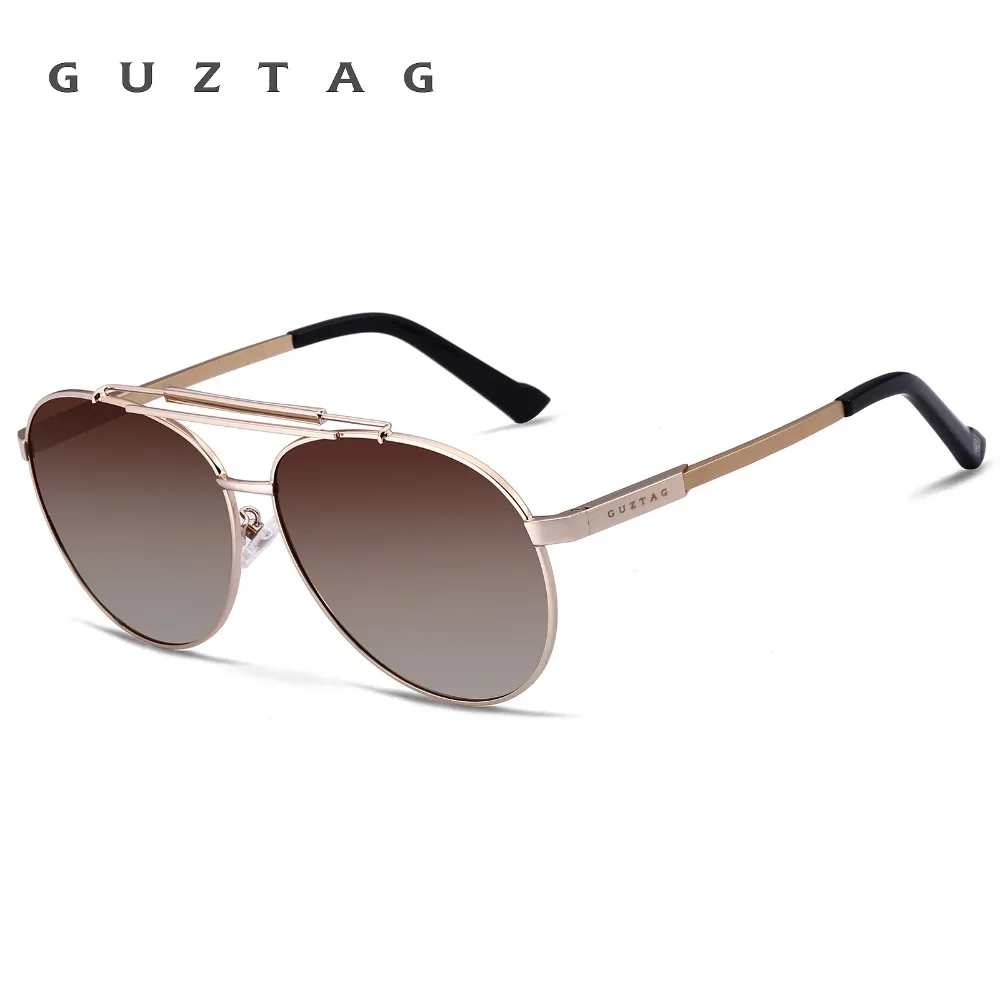 GUZTAG унисекс классические Брендовые мужские и женские алюминиевые солнцезащитные очки HD поляризованные UV400 зеркальные Мужские Солнцезащитные очки женские для мужчин G8002