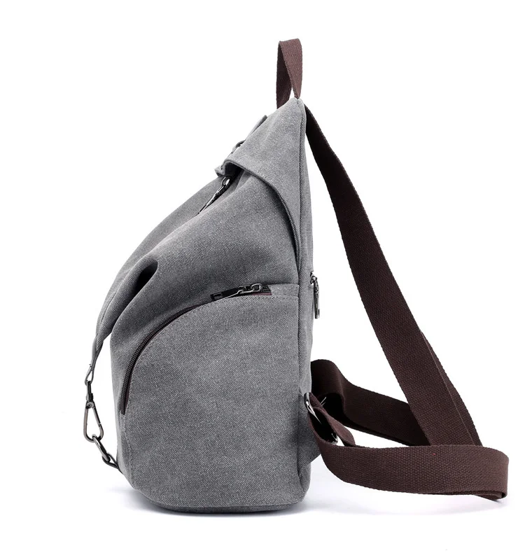 Canvas Backpack for Travel Bagpack Women Fashion Backbag Woman Back Pack College Backpacks for Girls Denim Bag Daypack Female elegant backpack