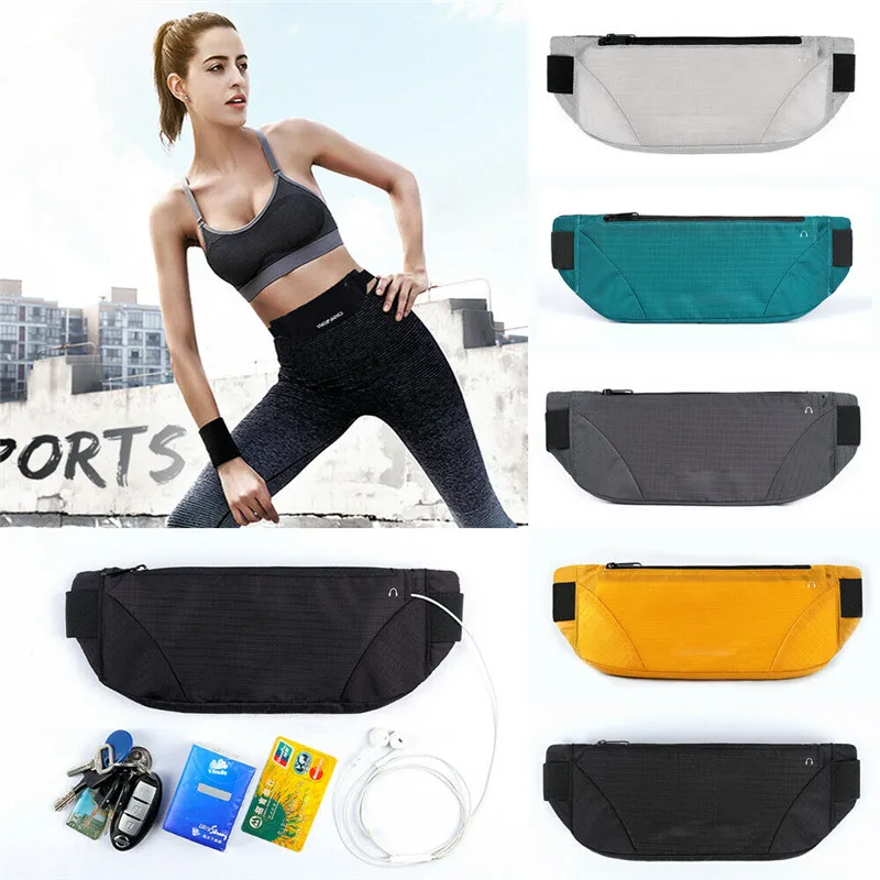 Waterproof Running Belt Bum Waist Pouch Fanny Pack Zip Camping Sports Hiking Bag