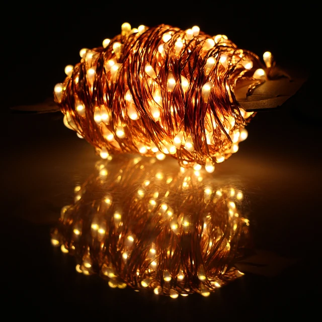 40m 400 Led Outdoor Fairy Lights Warm White Copper Wire 40m 400 Led Outdoor Fairy Lights Warm White Copper Wire String Starry Light Power Adapter Uk Us Eu Au Plug