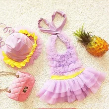 Bosudhsou/H-13; одежда для детей; бикини для маленьких девочек; купальник для малышей; детское бикини с цветочным принтом; купальный костюм для малышей