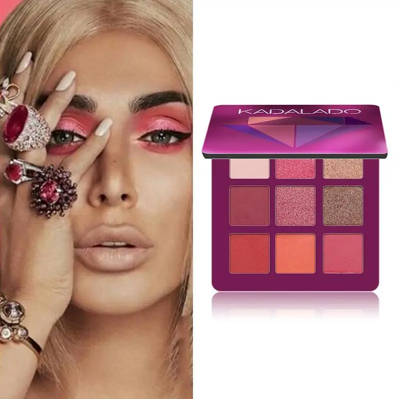 

Korea 9 Colors Glitter Eyeshadow Makeup Pallete Matte Eye shadow Shimmer Shine Diamond Eyeshadow Powder Pigment