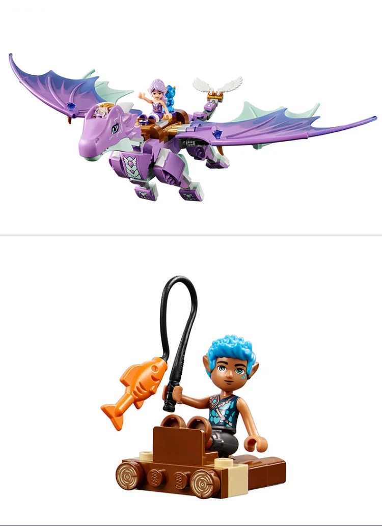 Fairy Elves The Dragon Sanctuary Building Blocks Sets Gift Toy Lego Elves 41178
