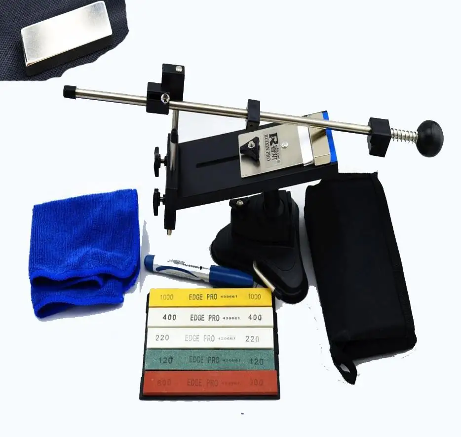 Ruixin Kitchen knives Apex Pro edge sharpener system Kitchen knives sharpener 5 edge whetstone ruixin sharpener