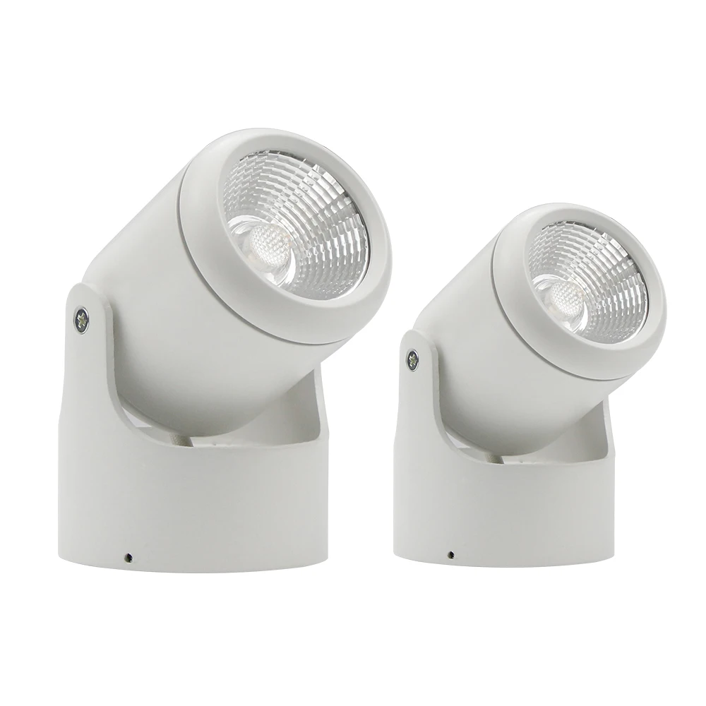 

COB LED Downlight Dimmable 7W 10W 15W 20W LED Ceiling Spot Lamp Angle Adjustable Surface Mounted Downlight Indoor Lighting