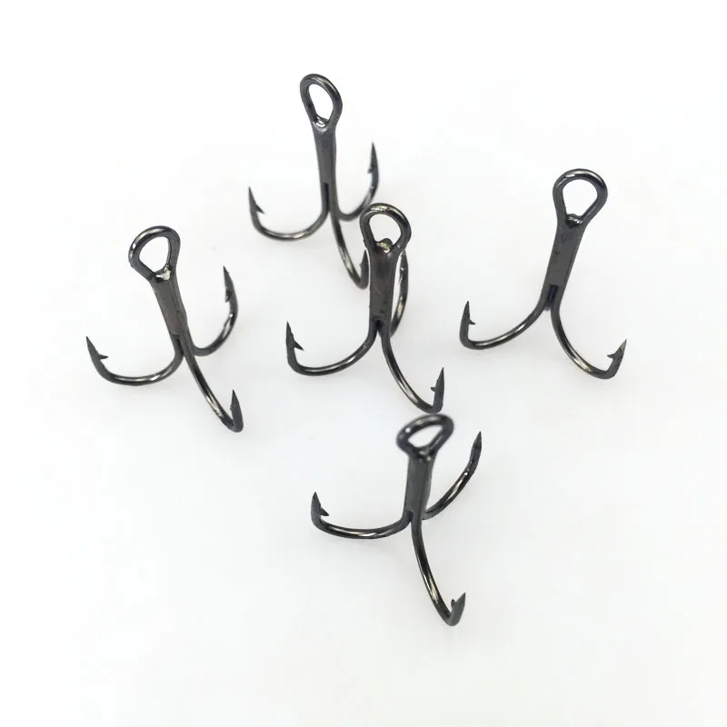 

20 Pcs 3# 5# High Carbon Steel Fishing Hook Fishhooks Durable Jig Treble Hooks with Hole Carp Fishing Tackle 3014