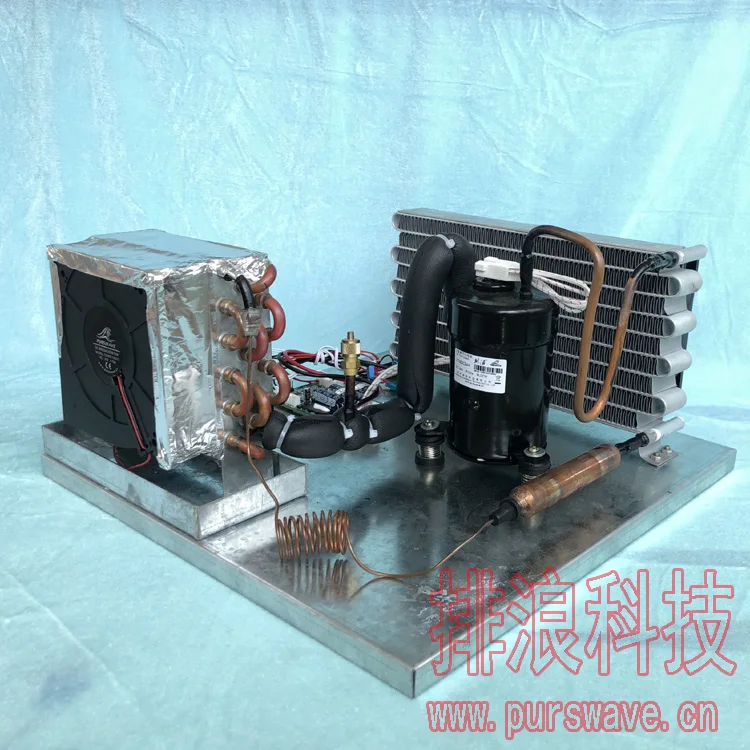 PURSWAVE LT35A мини-холодильное оборудование блоки DC24V крошечный компрессор маленький Кондиционер блоки питание от батареи панели солнечных батарей