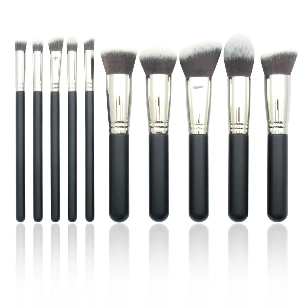 

Professional Make up brush set Free shipping 100% synthetic taklon Hair make up tools kit Cosmetic Beauty Makeup Brush Sets
