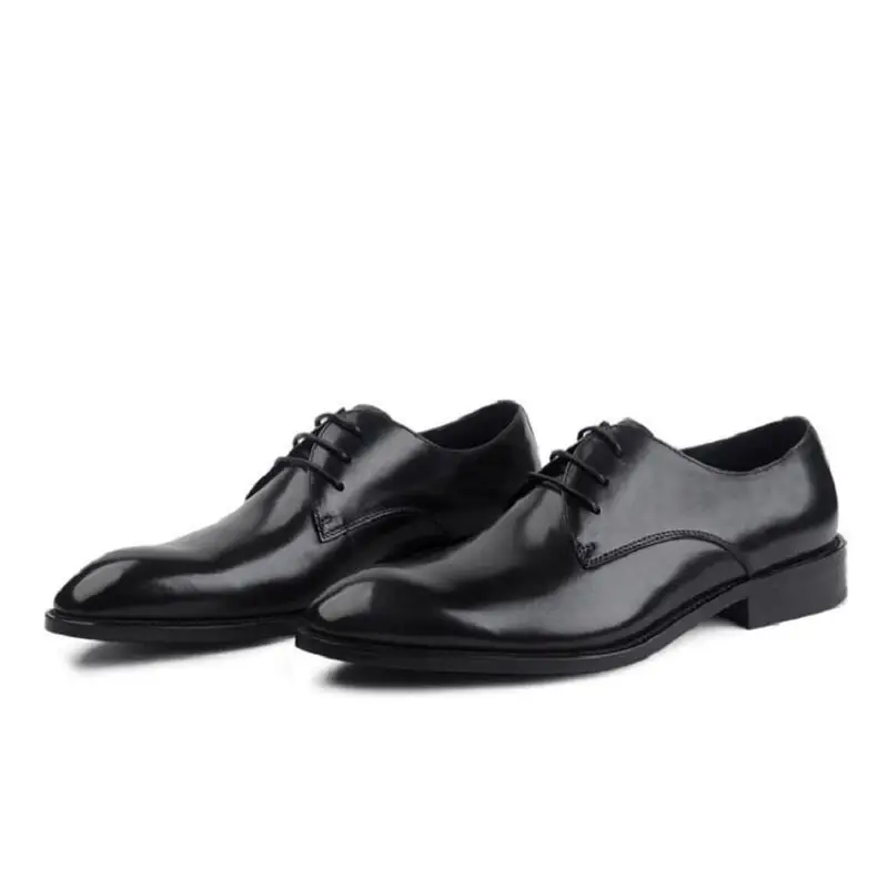 Leder Für Kleid Mycolen Business Männlichen Hochzeit Schwarz Italienische Echte Social Vintage Schwarzes Herbst Sapato Männlich Schuhe Männer qOOnpFB