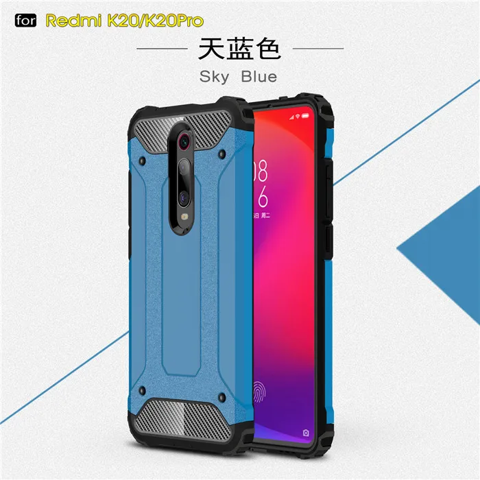 Для Xiao mi Red mi K20 Pro Чехол сверхпрочный ударопрочный Жесткий PC+ TPU Прочный двухслойный защитный чехол для Xiaomi mi 9T mi 9T задняя крышка