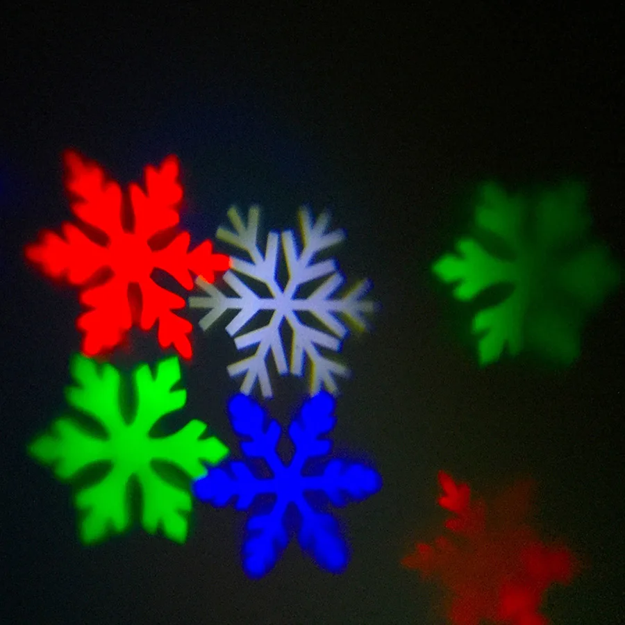 Thrisdar 12 слайдов Рождество лазерный проектор свет открытый сад Снежинка светодиодный свет сцены праздник Ландшафтный проектор лампа