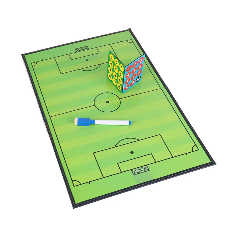 1 шт. Магнитная футбольная тренерская доска складной футбольный тренерская тактика тактическая тарелка набор книг с маркером ручка буфер обмена Лидер продаж