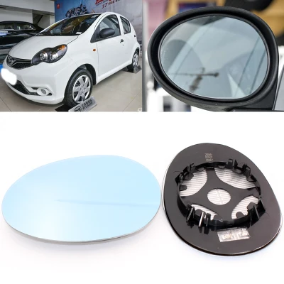 Для BYD F0 большое поле зрения синее зеркало анти Автомобильное зеркало заднего вида нагревание модифицированный широкоугольный отражающий объектив заднего вида
