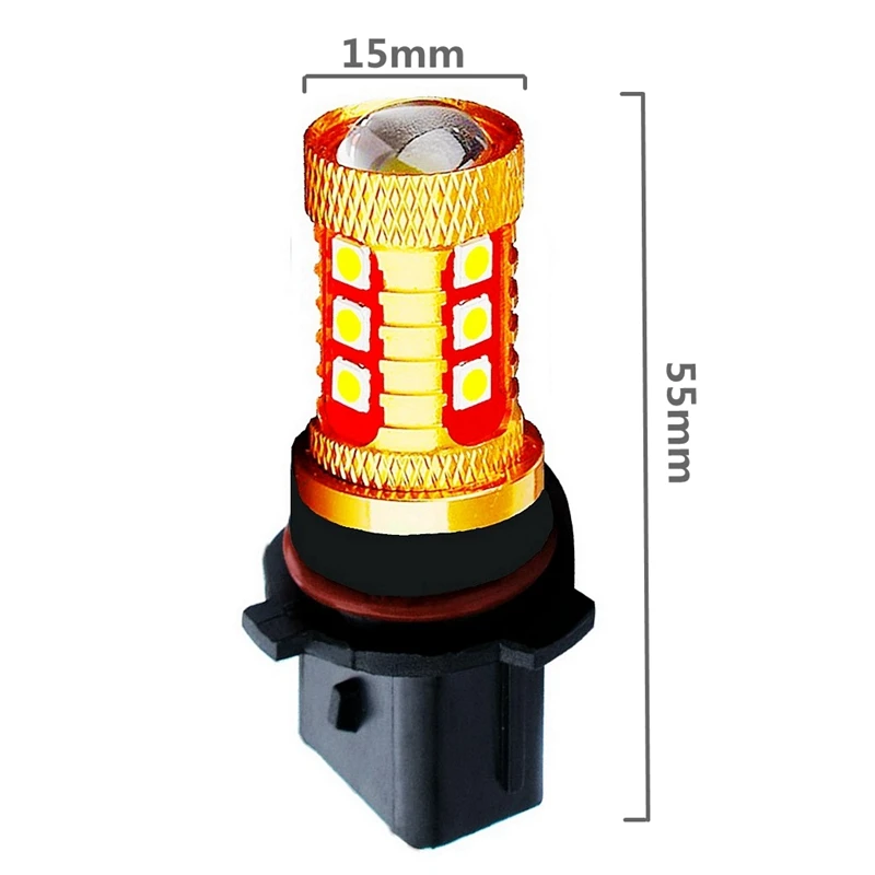 1 шт. высокое качество P13W PSX26W 15 SMD 3030 светодиодный автомобильный передний противотуманный фонарь Автомобильные дневные ходовые огни DRL лампа дальнего света 6000K ксеноновая белая