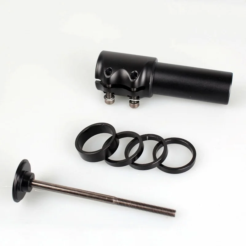 

MTB Bicycle Mountain Bike Handlebar Fork Stem Riser Rise Up Extender Extension Heads Up Adaptor Bike Front Fork Bicycle Parts
