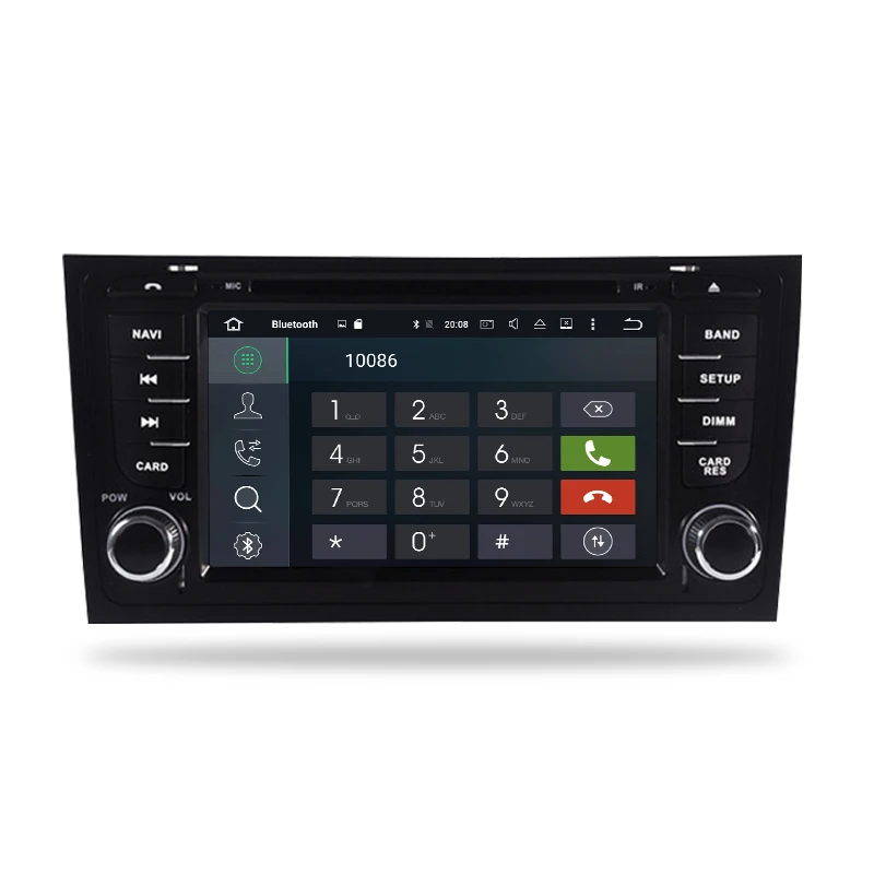 Excellent Android 9.0 Car DVD Stereo Multimedia Headunit For AUDI A6 RS6 1997-2004 S6 1997+ Auto PC Radio GPS Navigation Video Audio 4GRAM 2
