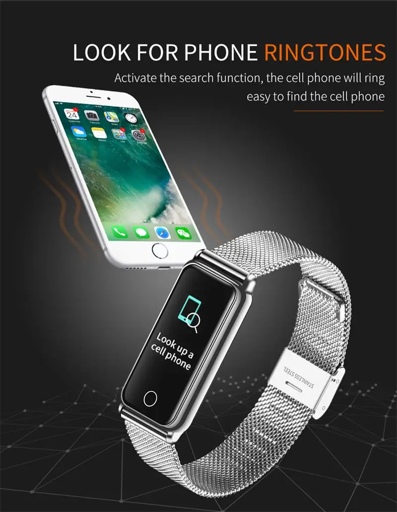 MOCRUX 2018 Smart Bracelet Wristband       - Smartband Sport Watch ios android IOS (17)