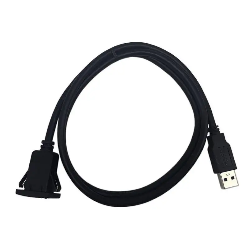 Черный Высокое качество 1 м USB 3,0 Удлинительный кабель для зарядки данных кабели для портативных ПК смартфонов - Цвет: Черный