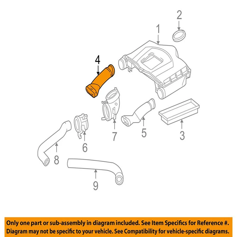 Воздухоочиститель Впускной воздуховод шланг для Mercedes-Benz W204 A207 C207 S212 V212 W212