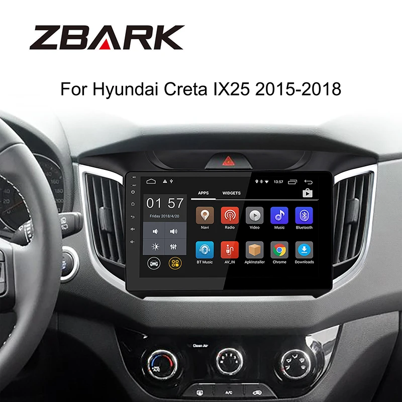 

Android 8.1 RAM 2G Car Navigation Radio GPS Multimedia Player For Hyundai Creta ix25 2015 2016 2017 2018 YHTK028