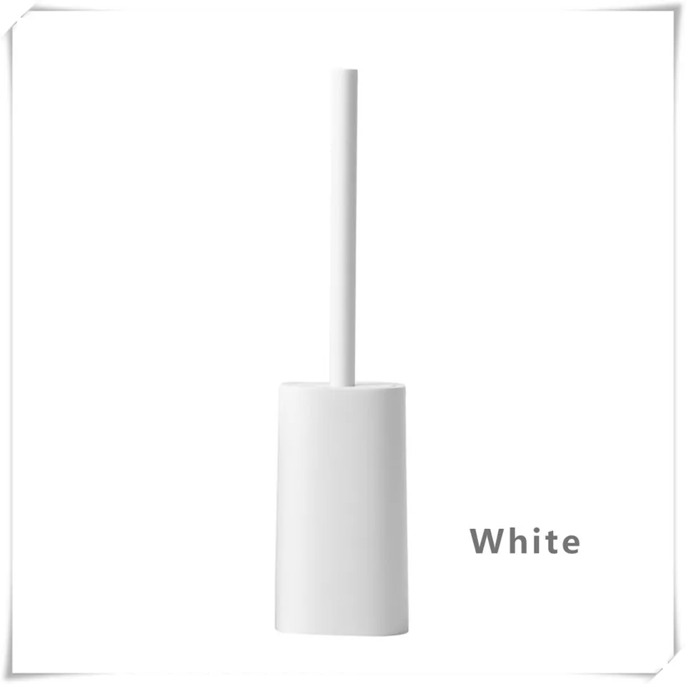 toilet brush holder a WHITE