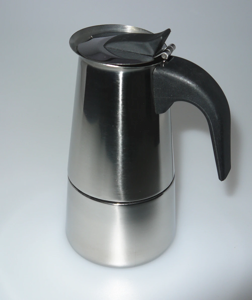 2/4/6/9/12 cups High quality Moka coffee maker/moka pot,Espresso coffee pot stainless steel moka coffee machine YH101