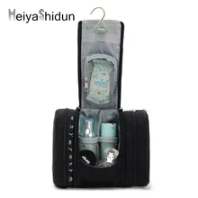 Meiyashidun Design Multifunction Men Portable Cosmetic Bag women Travel Bags Makeup Organizer Pouch Unisex Toiletry storage Kits