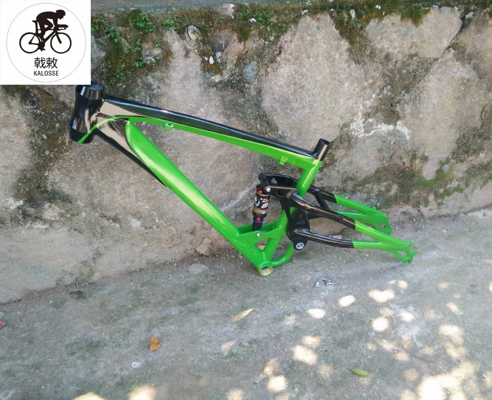 Sale Kalosse  165 mm travel Soft-tail  frame  DH   Hydraulic  brakes  26*17 inch frame   Mountain bike air suspension 3