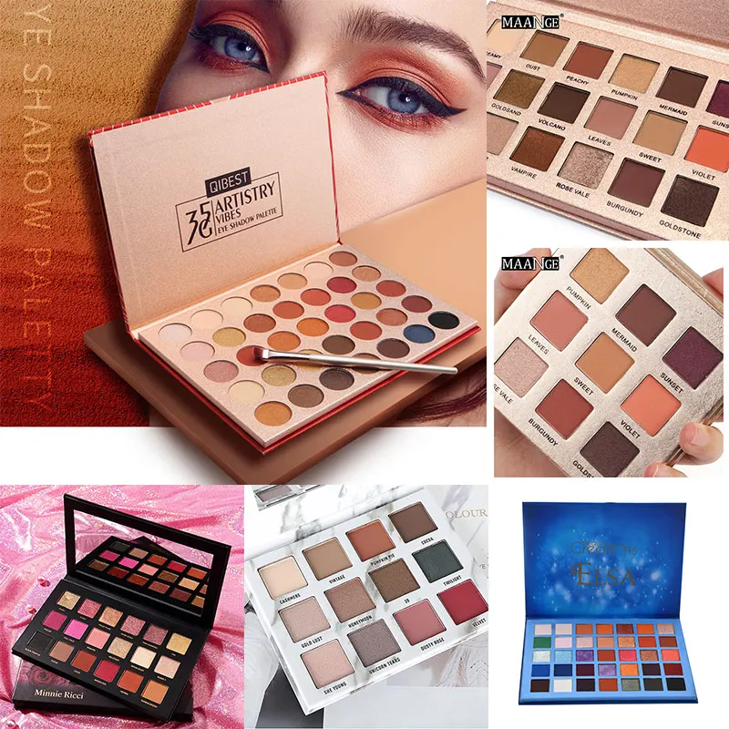 

Cosmetic Matte Eyeshadow Cream Makeup Palette Shimmer Set 35 Colors beauty glazed eyeshadow palette