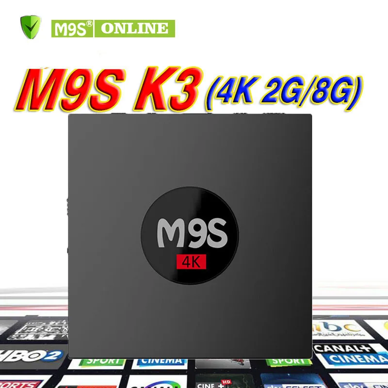 KD17.3 Android 6,0 ТВ коробка M9S K3 2 ГБ 8 ГБ с двумя камерами, процессор Rockchip RK3229 Quad core WiFi 3D HDMI IPTV Смарт медиаплеера лучше S905W