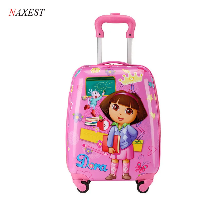 

Storage Box Cartoon Trolley Bag Children's Cartoon Trolley Bag Storage Box Children's Rolling Luggage Travel Luggage with Wheels