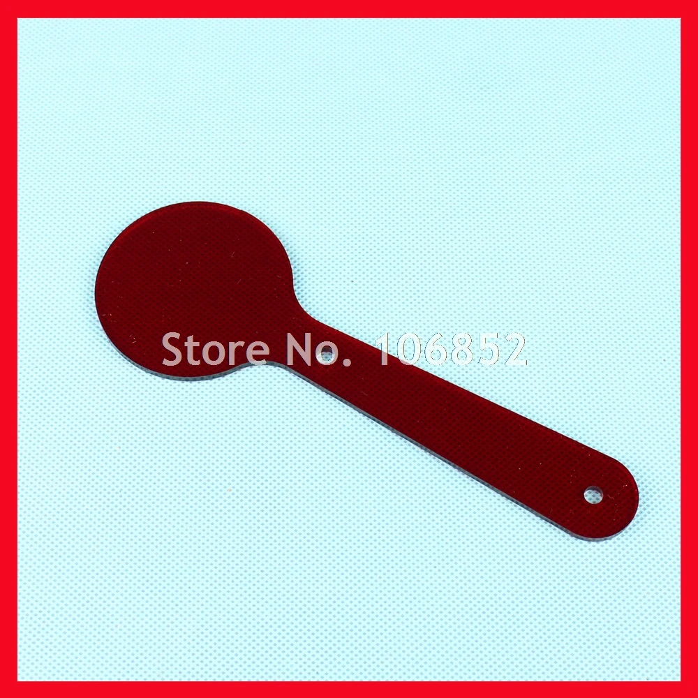 Red occluder Eye occluder Exam test tool