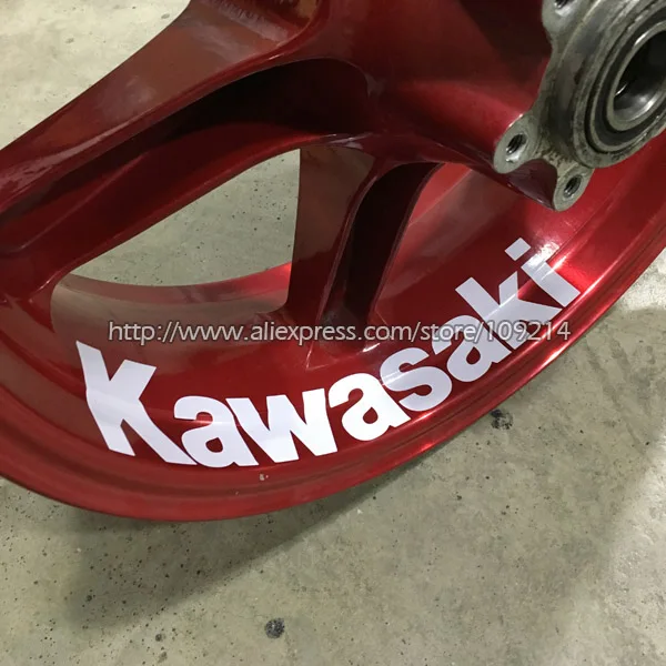 

Kawasaki ZX-6R ZX-9R ZX-10R ZX-12R Z1000 Z800 Z750 636 Motorcycle Wheel Sticker Decal Reflective Rim Bike Motorcycle Suitable
