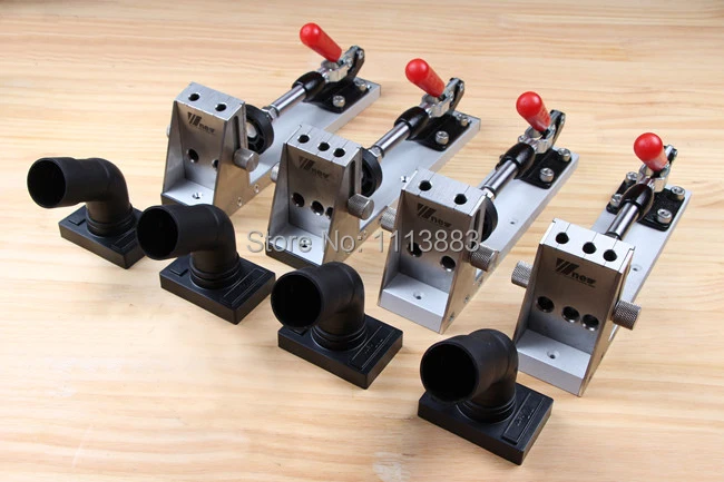 W-new Pocket Hole Jig Kit Gr12Mov Mold Steel & Heat Treatment With Step Drill Bit, Depth Stop Collar and Plastic Plugs For Free W-new Pocket Hole Jig Kit Gr12Mov Mold Steel & Heat Treatment With Step Drill Bit, Depth Stop Collar and Plastic Plugs For Free