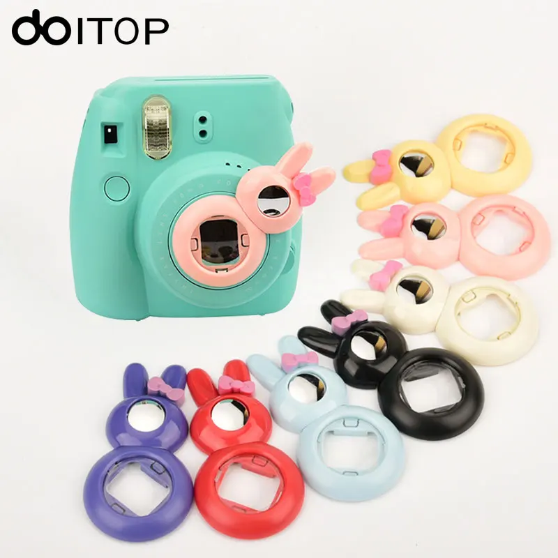 

DOITOP Cute Rabbit Close-up Lens Selfie Self Portrait Mirror For Fuji Fujifilm Instax Mini 7S/8/8+ Instant Camera Accessories A3