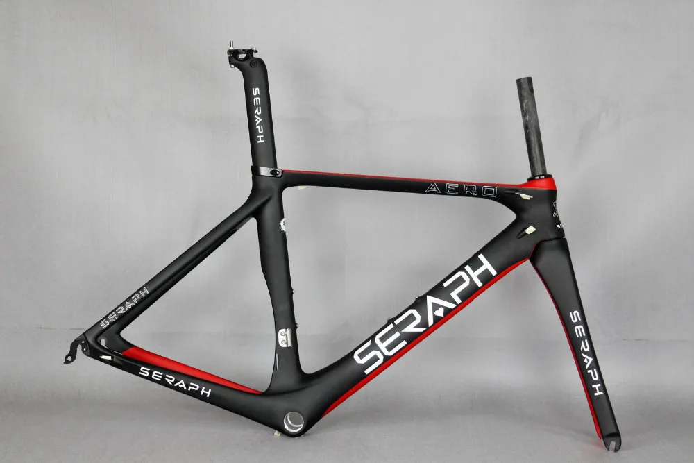 SERAPH Aero road carbon frame FM268, китайский углеродистый каркас, areo рама для гоночного велосипеда