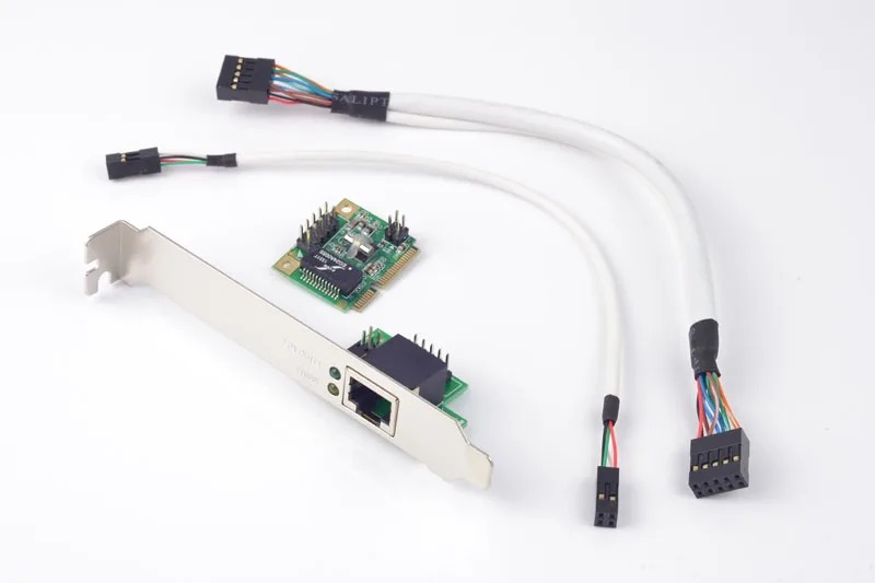 SYBA Mini PCIe to 1Port Gigabit Card Ethernet Network Adapter 10 100 1000M For Server