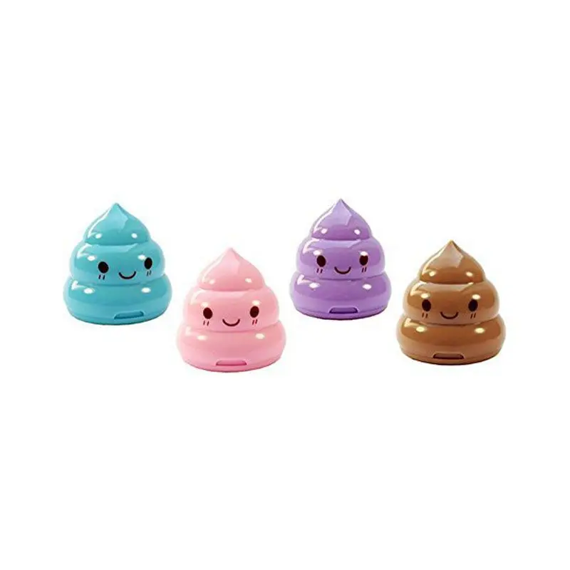 

1 PCS Creative Pencil Sharpener 2 Holes Pattern Random Color