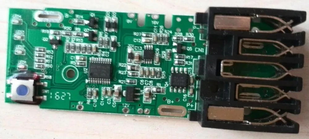 M18B электрическая дрель Батарея Пластик чехол печатная плата для Милуоки 18V 1.5Ah 2.0Ah Батарея пакет 48-11-1815 для M18
