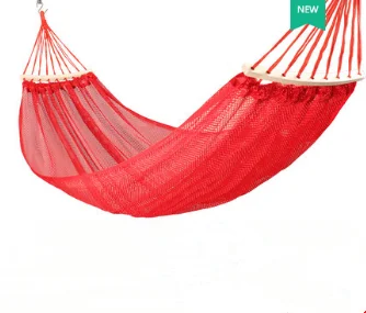 Fashion Creative Ice Silk Hammock Outdoor Swing Single Mesh Hammock Indoor Bedroom Personality Simple Double Chair Hammock Q361
