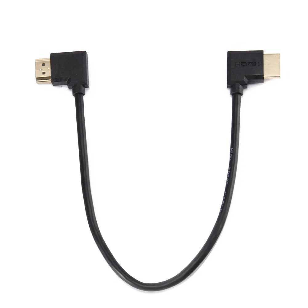 

Newly 30cm Mini HDMI Male to Female Converter Up Down Right Left Angled Adapter Cable