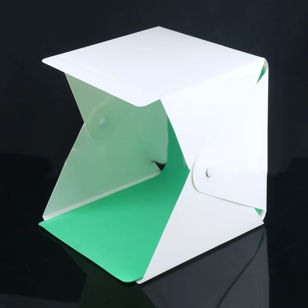 Light Room Photo Studio 9 inch Photography Lighting Tent Backdrop Cube Mini Box with 4 Backdrops
