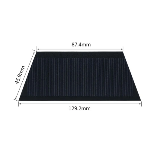 

1Pcs 5.5V 100mA Trapizoid PET Laminated Polycrystalline Silicon Solar Cell, Solar Panel